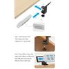 Clamp On Under Desk Power Strip Holder No-Drill Hanging Power Socket Stand  Home