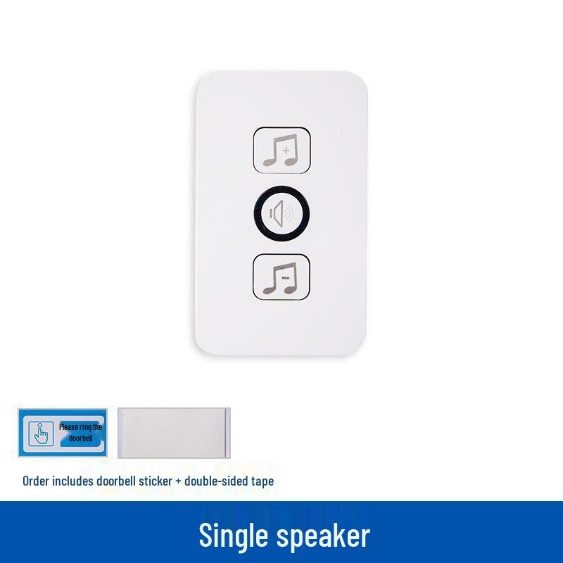 Home Wireless Doorbell: Long-Range, Loud Volume, Smart Caller with One Transmitter & Two Receivers for the Elderly