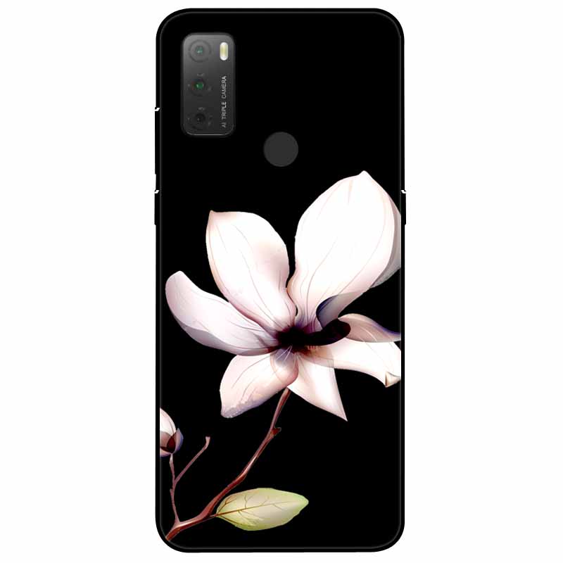 TCL 20E Kılıfı 6125F Yumuşak Silikon Kurt Mermer TPU Arka Kapak TCL 20Y 6156D Telefon Kılıfları Fundas TCL20Y TCL20E 6.52''
