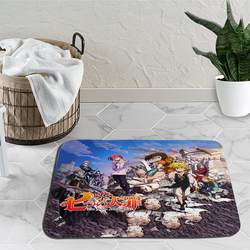 Covorul The Seven Deadly Sins desen animat sufragerie dormitor covor balcon baie covor antiderapant covor exterior cadou de zi
