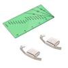 Seam Allowance Ruler and 2 Magnetic Seam Guide for Sewing Machine 1/8" To 2" Straight Line Hems