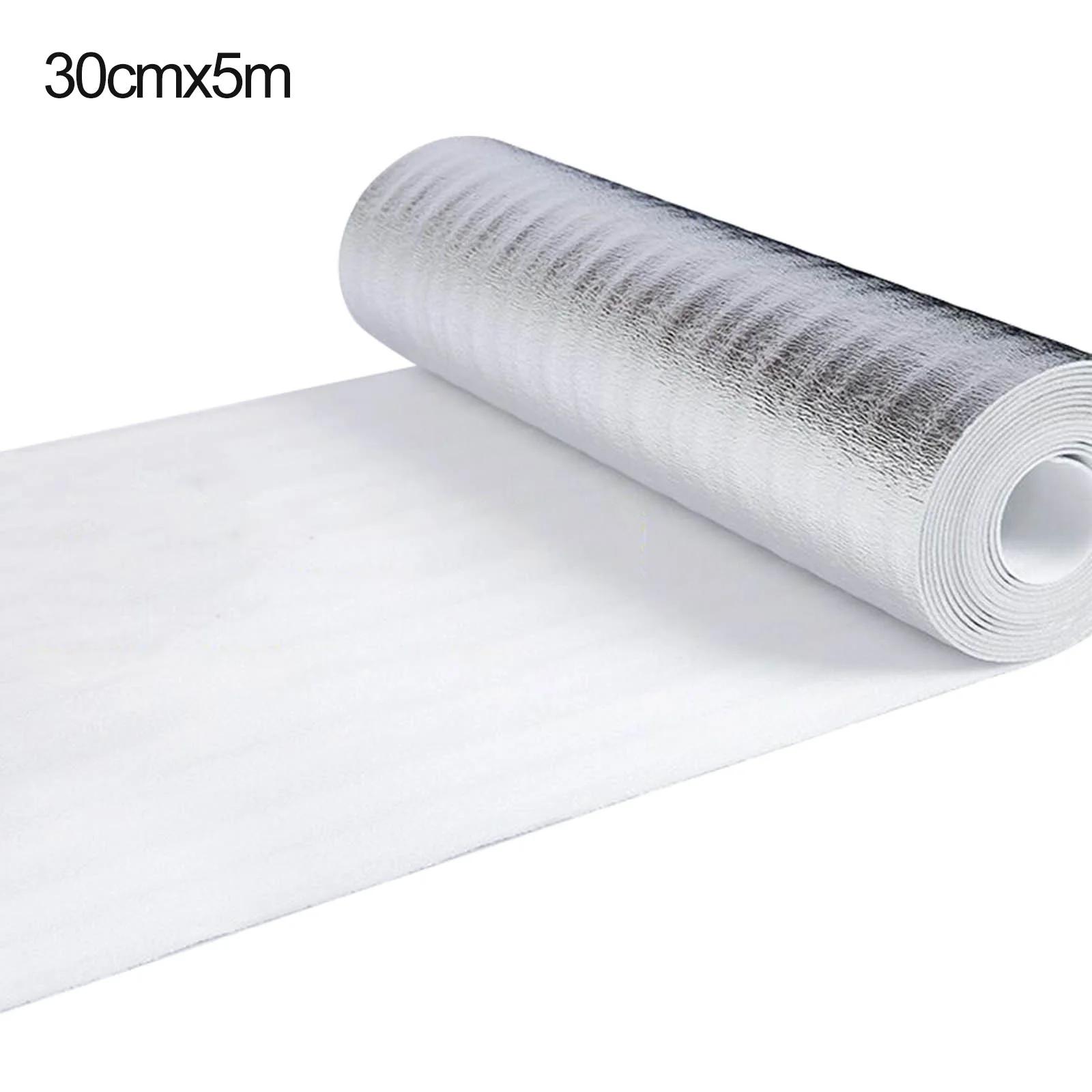 1 Roll Wall Thermal Insulation Multi-Function Reflective Film 5/10m PET Aluminum Foil Thermal Insulation Film Home Decoration 5m
