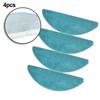 4 Pack Microfiber Mop Cloth Kit For Cecotec For Conga M50 Robot Vacuum Cleaner Replacement Floor Mopping Accessory