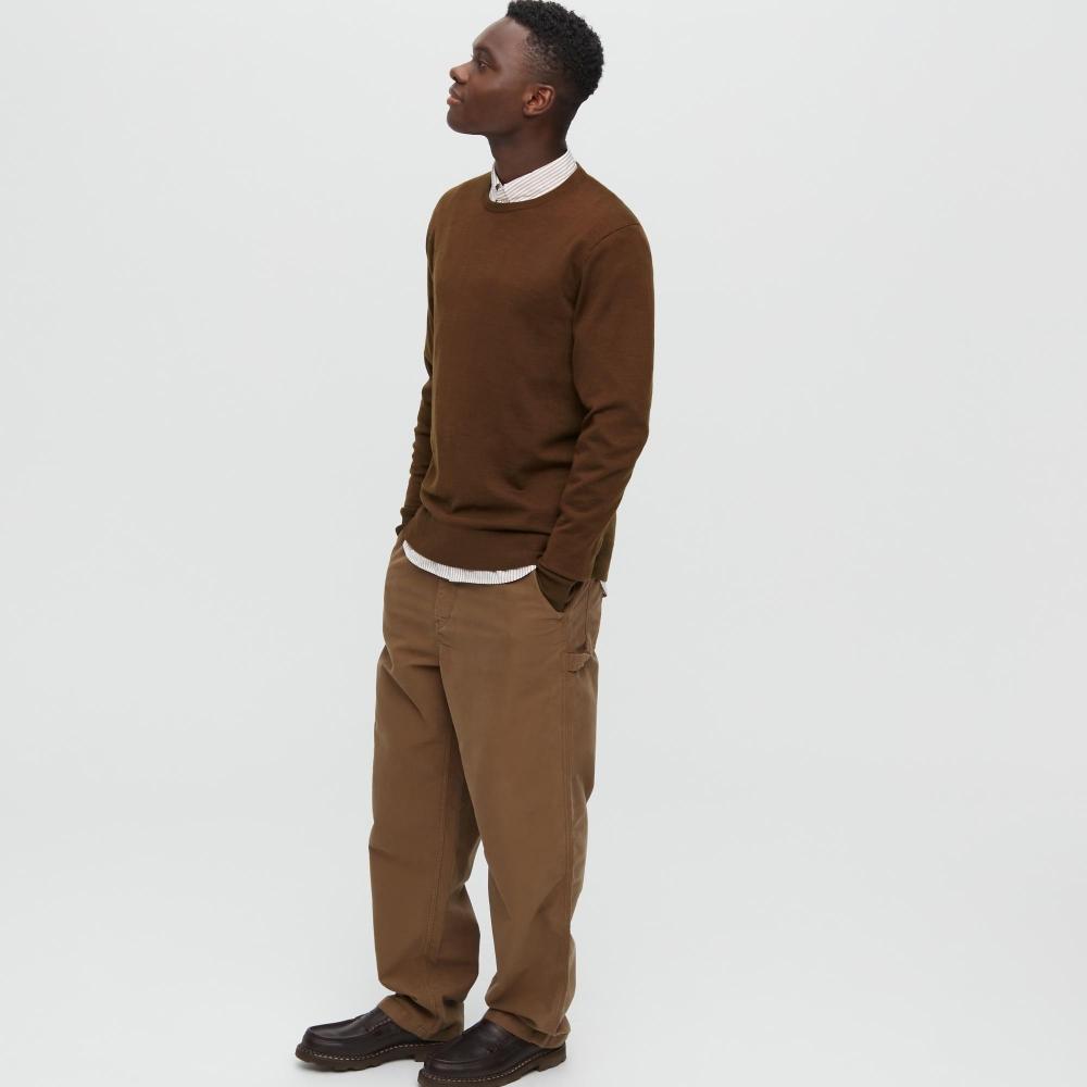 Uniqlo Japan Extra Fine Merino Crew Neck Sweater  Long Sleeve 