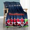 Arsenal Customize Text Blanket Gift Customizable Blanket Soft Warm Cozy Perfect for Office Bed Nap Couch Four Seasons Multipurpose