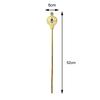 Queen Scepter Costume Staff Gold Comics Princess Wand Role Play Props with Rhinestones for Party Dress-up Costume