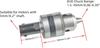 CHANCS B10 Mini Electric Motor 775 DC Motor with Drill Chuck and Seat Mounting Mini Table Saw for 12V/24V Bracket, Cutting/Polishing