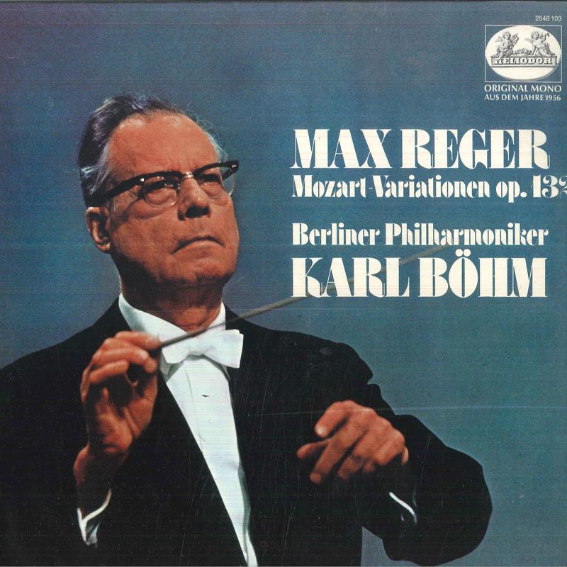 

LP Record MAX REGER BERLINER PHILHARMONIKER Mozart Variationen Op.132 2548103 Heliodor Germany Classical Used