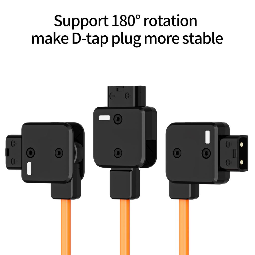 ZGCINE DT NPF D Tap To NPF Dummy Battery Braided Cable DC Coupler Accessory for Monitors LED Video Light Microphone