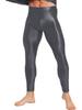 Mens Shiny Solid Color Skinny Pant Gym Fitness Sports Leggings Tights Glossy Stockings Pantyhose