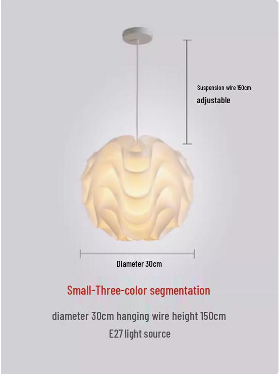 2024 Modern Scandinavian Pine Cone Chandelier for Bedroom and Dining Room