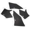 4PCS Splash Guards Liner Shields with Clips Front Left Right Wheel Inner Mudguards Liner Set for Tacoma 2005 To 2020 Black