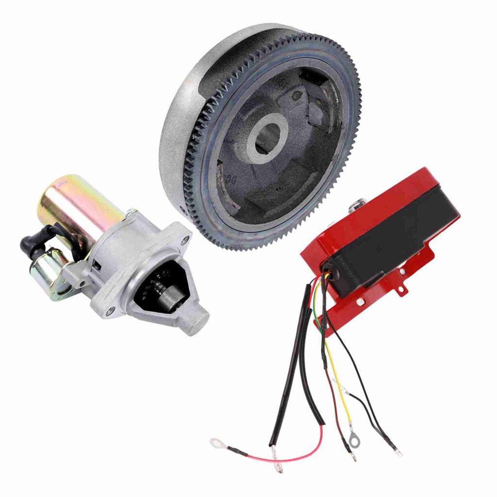 Electric Start Kit Starter Motor Flywheel Control   Box for GX390