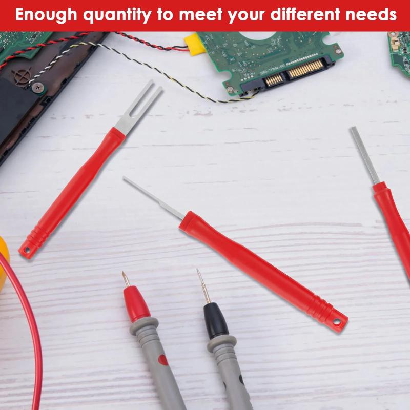 36Pcs Terminal Pin Removal Tool Kit Stainless Steel Pin Extractor Tool Reusable Electrical Wire Connector Pin Release Tool Auto