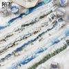 1 Roll 4x200cm Winter Snow Scene Theme Washi Tape Stickers DIY Scrapbook Journal Planner Diary Album Decorative Stickers