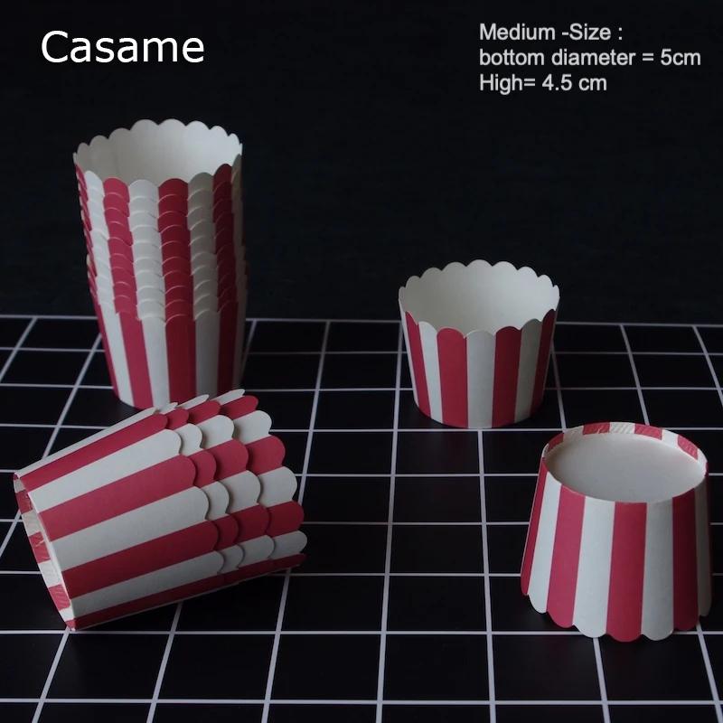 25Pcs Solid Color Baking Cup,Cupcake Liners,Cake Cups Candy Cups Paper Dessert Cups Rainbow Party,Birthday Favor DIY Toppers