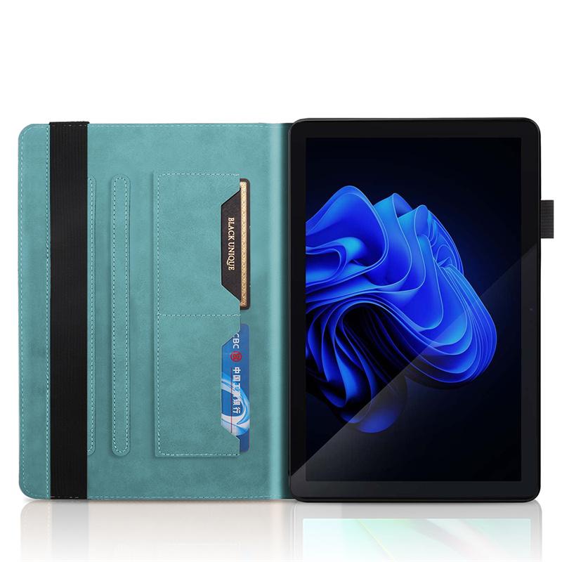 10.1 Inch Emboss Tree Case PU Leather Flip Cover for Itel Pad 1 One 10.1 Inch Tablet Case Shockproof  Ultra Slim Foldable Stand