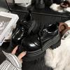 Fashion 2025 Spring Women JK Mary Jane Shoes Fashion Lace Up Shoes Vintage Platform Elegant Thick Heel Shoes