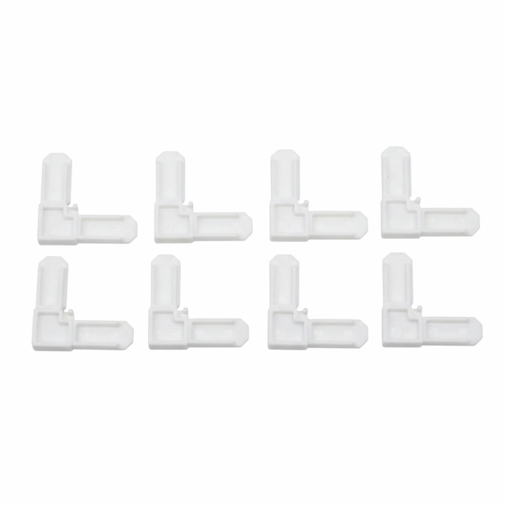 5/16 x 3/4 Inch Plastic Right Angle Corner Bracket Right Angle L-Shaped Corner Bracket Frame Joint