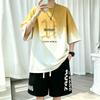 Cooling Cotton Short Sleeve T-Shirt Shorts Set Teen Boys Sportswear Casual Outfit