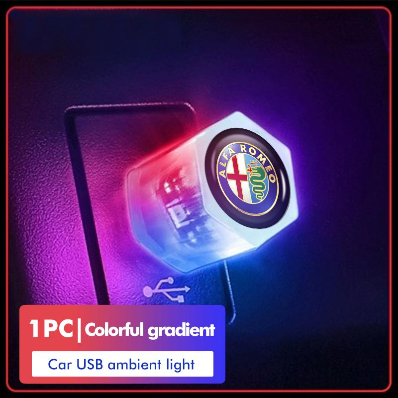

For Alfa Romeo Car Interior Environment Auto ortable Light Plug Play Auto Accessories For Alfa Romeo Giulia 147 Mito 156 159 166