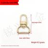 Alloy Door Buckle & Keychain Ornament Webbing Metal Hook for DIY Accessories