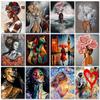 CHENISTORY Pintura DIY por Números Kits para Mujeres Colorear por Números Dibujo sobre Lienzo Pintura de Figuras Números Decoración del Hogar
