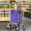 Portable Foldable Shopping Cart with Seat