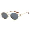 Retro Small Frame UV Protection Fashion Metal Sunglasses Sunglasses for Men Women Square Sunglasses Polygon Sun Glasses