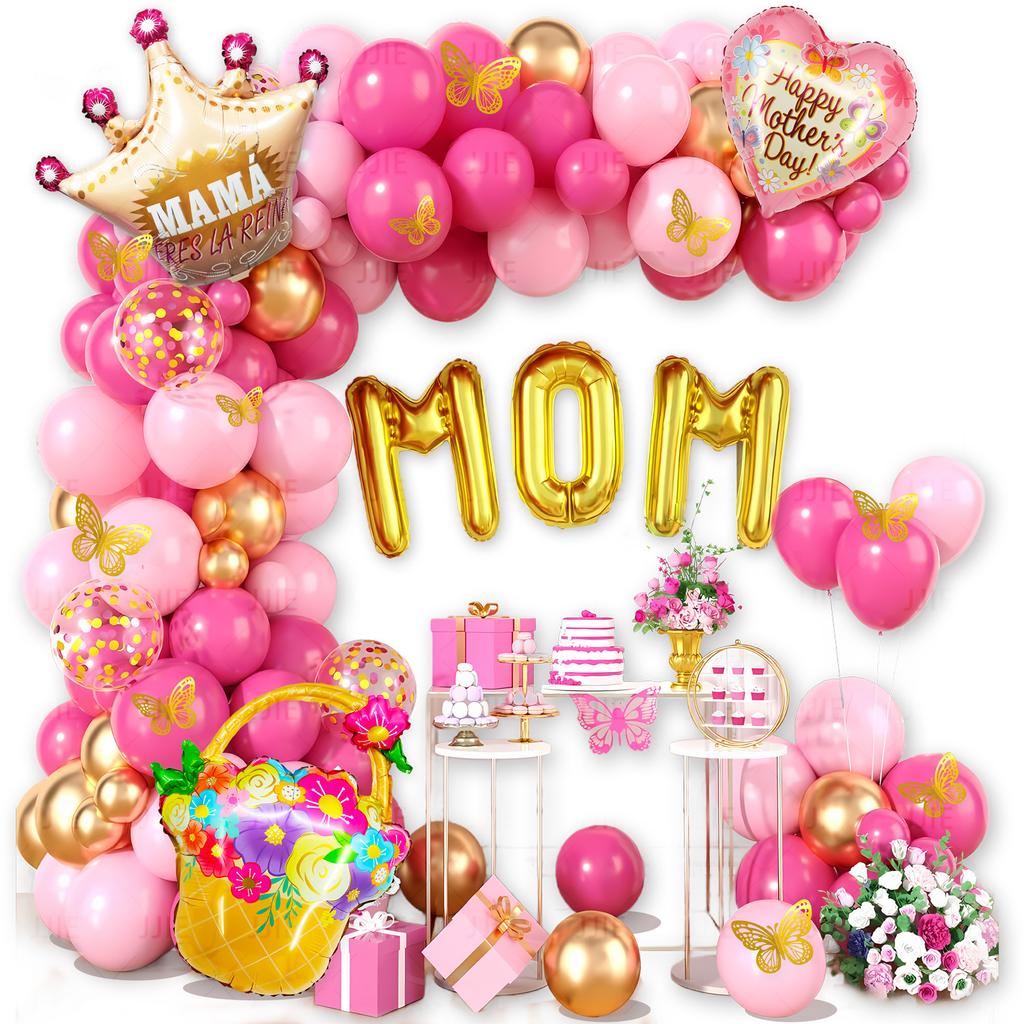 Mother'S Day Balloon Set Holiday Decoration Arrangement Prop Arch New Party