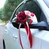 Retro Bow Rearview Mirror Decoration Wedding Party Door Handle Decoration  Automotive Supplies