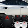 Naklejka na klamkę drzwi samochodu Ochrona przed zarysowaniami klamki drzwi Do Mitsubishi Lancer 9Ex Evo ASX L200 Colt Pajero Sport Akcesorium samochodowe