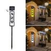 360-Degree Solar Address Sign Auto Illuminates LED House Number Sign  Night Lighting