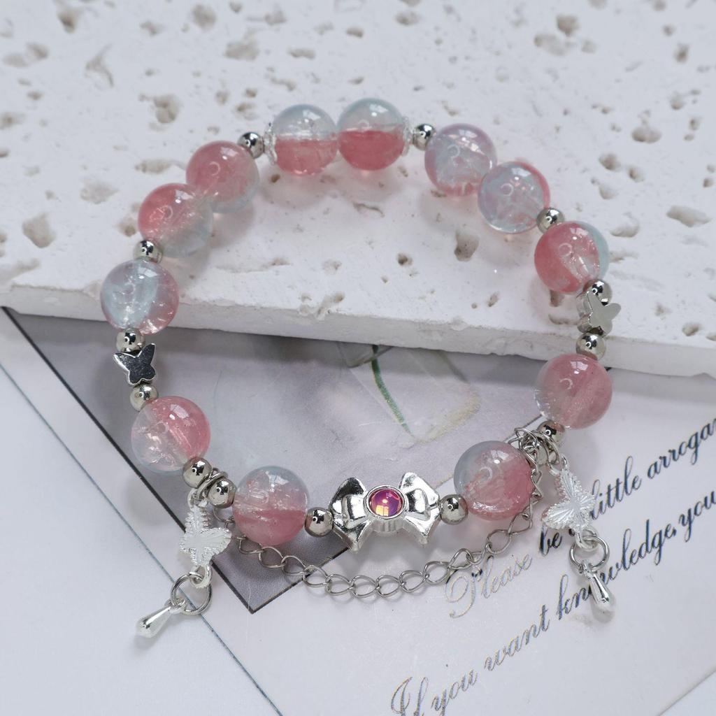 Mori Style Mermaid Crystal Bracelet – Versatile Niche Design for Women, Ideal for Students and Best Friends