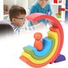 Building Blocks Toy Set Wooden Arch Stacker Baby Creativity Infant Educational Toys(Blocks Small