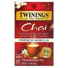 Gekruide Zwarte Thee, Chai, Franse Vanille, 20 Theezakjes, 40 g (40 gr)