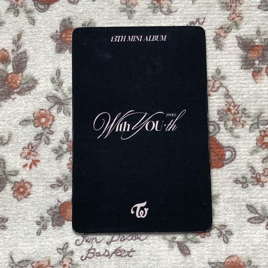 [USED] TWICE Jihyo With YOU-th ONE SPARK Pre-recorded Trading Card