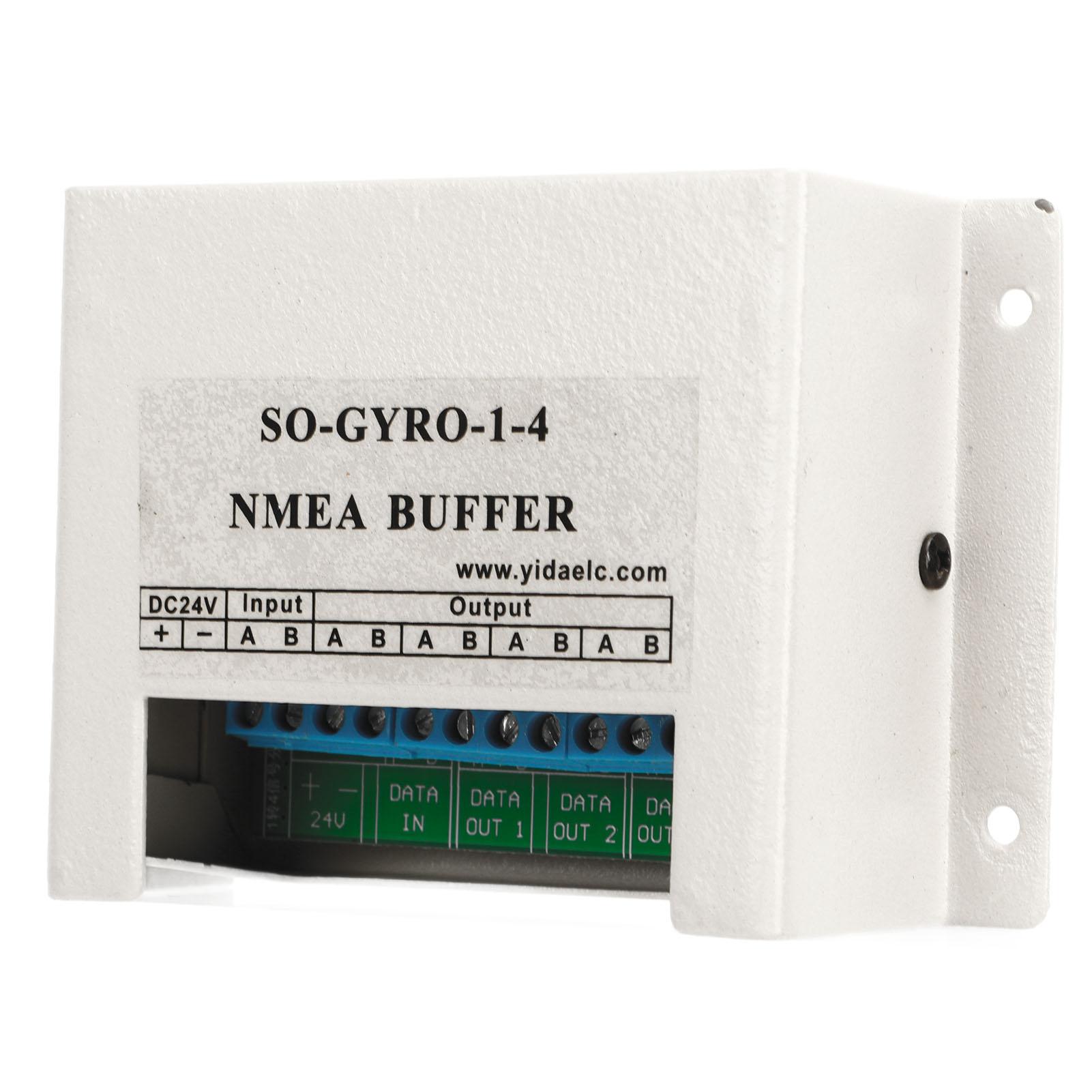 

for NMEA Buffer 1 in 4 Out Marine Serial Line Splitter Isolating Buffer Converter Interface for 24V