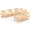 Day and Night - Day and Night Garden Furniture Set 7 Pieces Solid Pine Wood