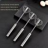 Stainless Steel Semi-Automatic Handheld Egg Beater Whisk