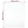 136247 vidaXL Draps-housses Jersey 2 pcs Blanc 160x200 cm Coton