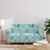 Elastic Sofa Cover Red Christmas All-Inclusive Three-Seat Sofa Cover Furniture Protective Cover