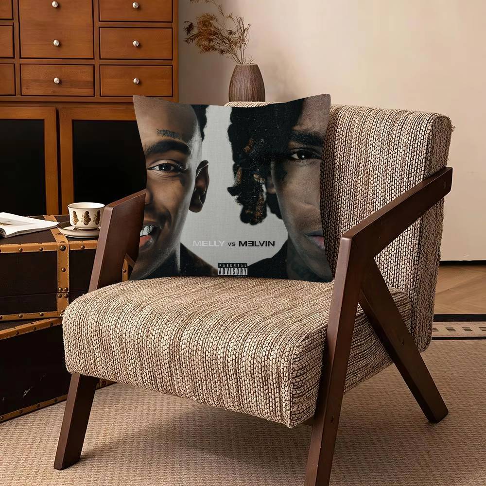 Hip Hop Rapper YNW Melly   Pillow Gift Home Office Decoration Bedroom Sofa Car Cushion Cover Case X