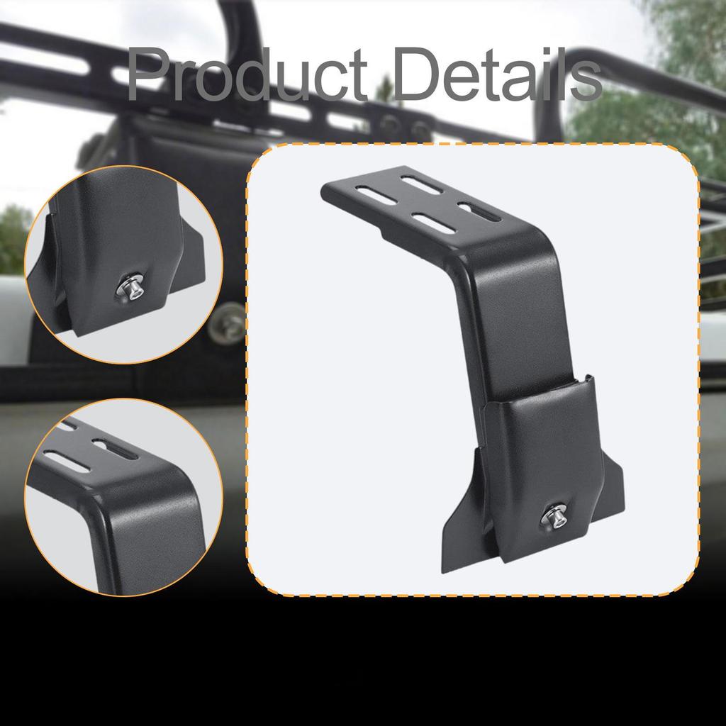 Car Gutter Mount Roof Rack Bracket Adjustable Versatile Easily Install Heavy Duty