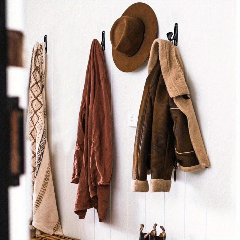 6 buc. Cârlig montat pe perete din aliaj de zinc, cheie rustică, geantă pentru haine, umeraș pentru pălărie, cârlige pentru haine, agățat, bucătărie, baie, cameră, suport pentru haine.