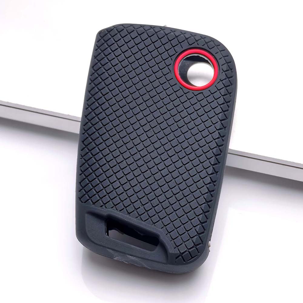 Key Fob Cover for Volkswagen Golf Tiguan Octavia MK7 MK2 Leon Ateca Kodiaq Anti-Scratch Guard Shockproof Protection Soft Grip Texture