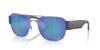 Sunglasses GUNMETAL POLAR GREY MIRROR BLUE 0RB3756CH Polarized [Ray-Ban] (Grey/Blue) 004/4L56