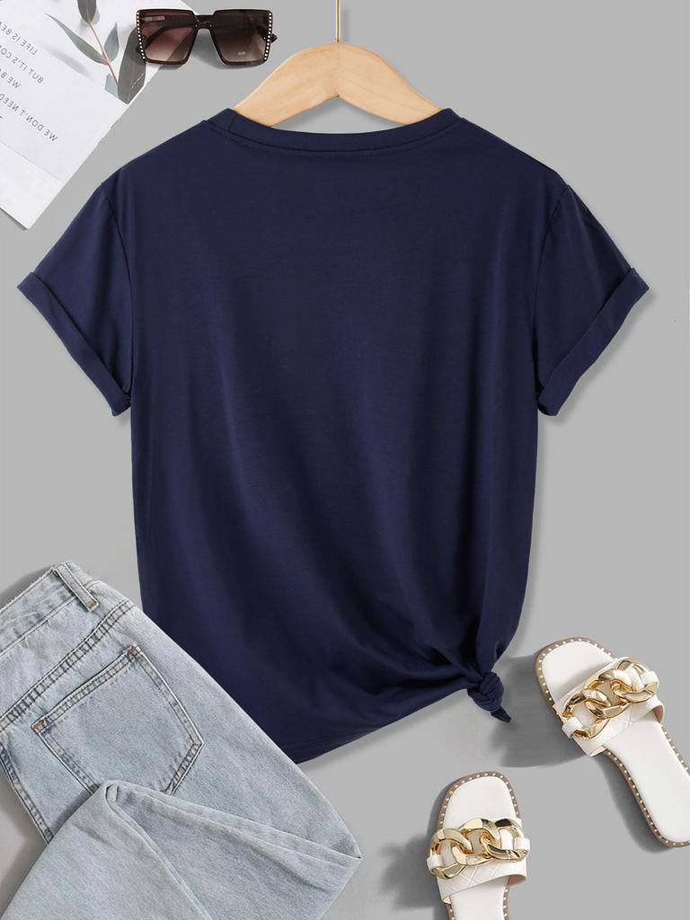 Not In The Mood Printing TShirts Womens Summer Loose T Shirts ONeck Comfortable Short Sleeve Tops Casual Soft Woman Clothes