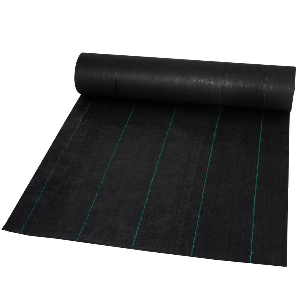 Garden Weed Barrier Fabric, 5.8 OZ Heavy Duty Landscape Fabric, 4ft x 100ft Weed Block Control for Garden Ground Cover, Woven Geotextile Fabric for