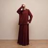 2025 Autumn European & American Cross-Border Loose-Fit Long Sleeve Over-the-Knee Dress